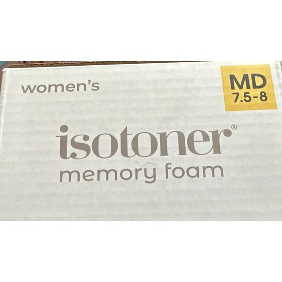 Isotoner Women House Shoes Slippers Memory Foam Hoodback Chili Pepper M 7.5-8 - Picture 4 of 4